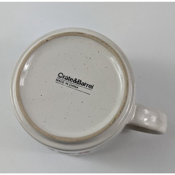 Crate & Barrel Express Your Elf Stoneware Coffee Mug 14oz Holiday Christmas Cup - Picture 6 of 10